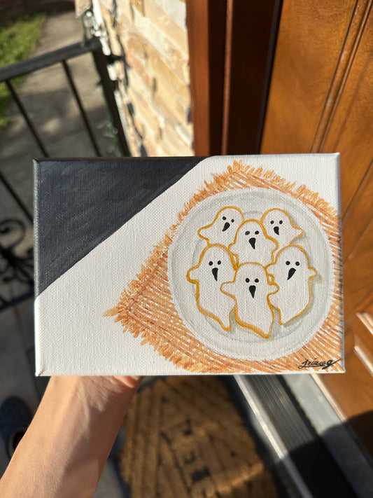 Ghost Cookies l Witchtober Day 5 | Original Halloween Art