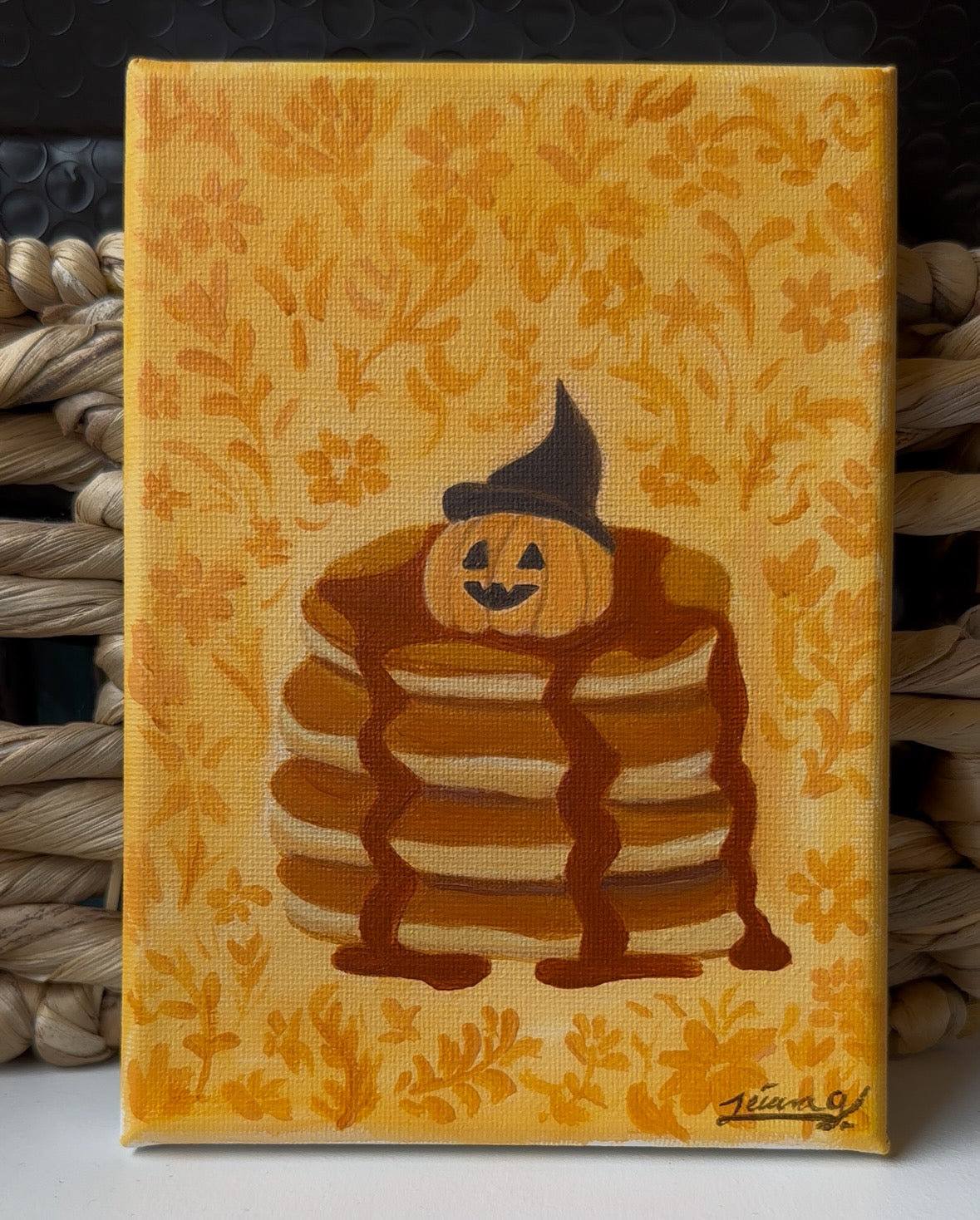 Pumpkin Pancakes | Witchtober Challenge Day 26 | Original Halloween Art