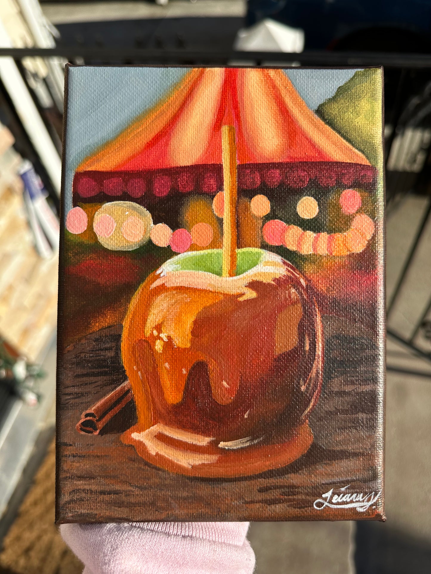 Caramel Apple | Witchtober Day 8 | Original Halloween Art