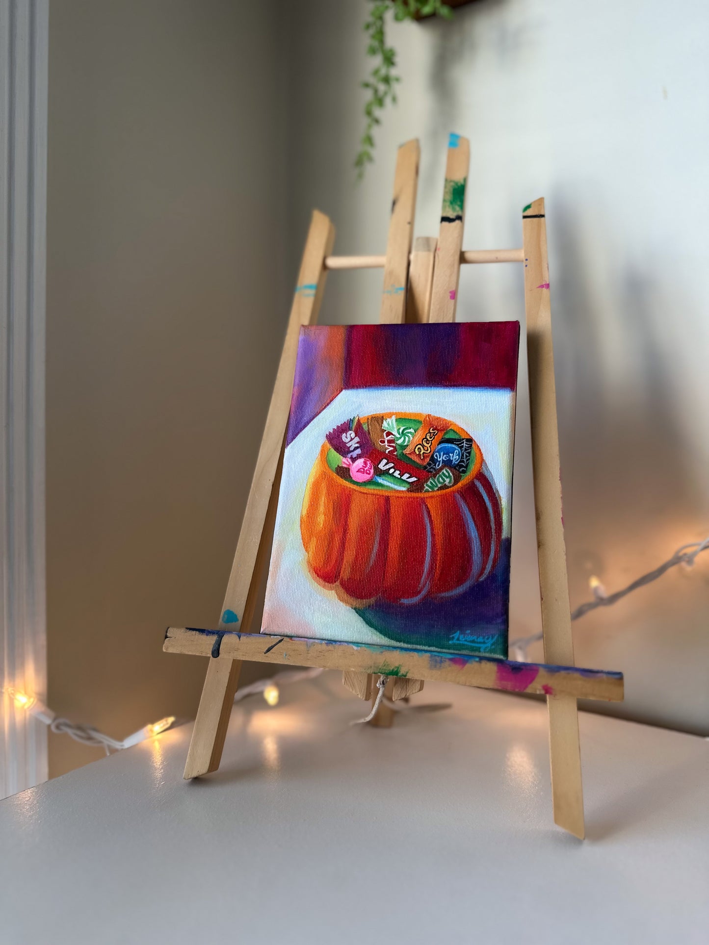 Trick-or-treat Pumpkin | Witchtober Challenge Day 31 | Original Halloween Art