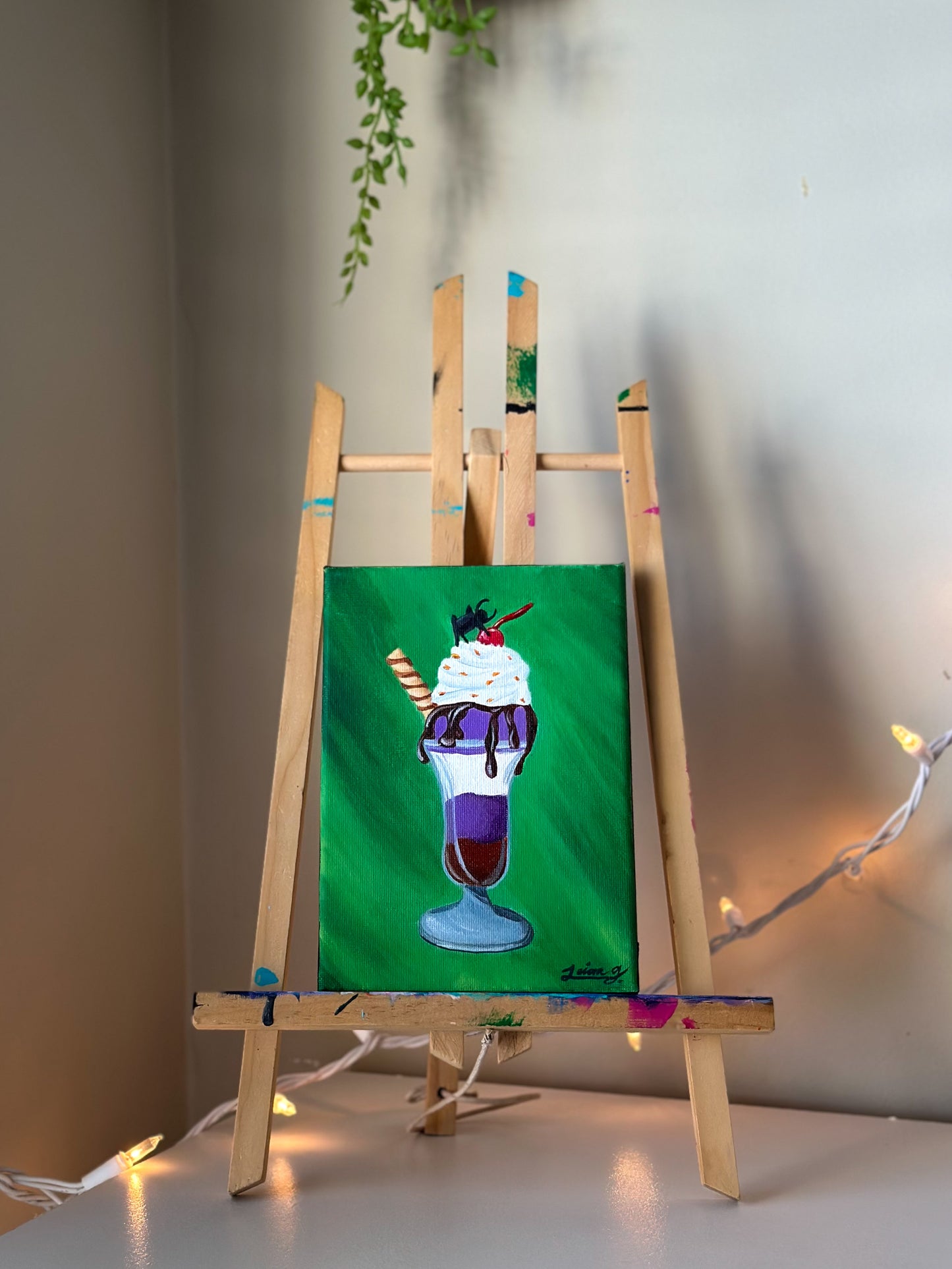 Spider Sundae | Witchtober Challenge Day 24 | Original Halloween Art