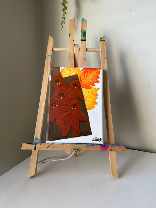 Vampire Gingerbread Men | Witchtober Challenge Day 29 | Original Halloween Art