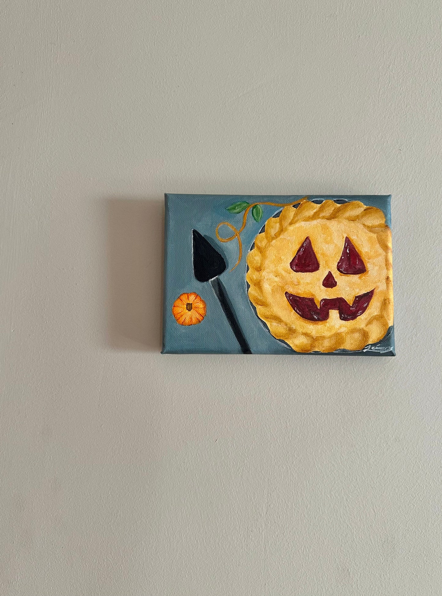 Jack-ó-Lantern Pie l Witchtober Day 6 | Original Halloween Art