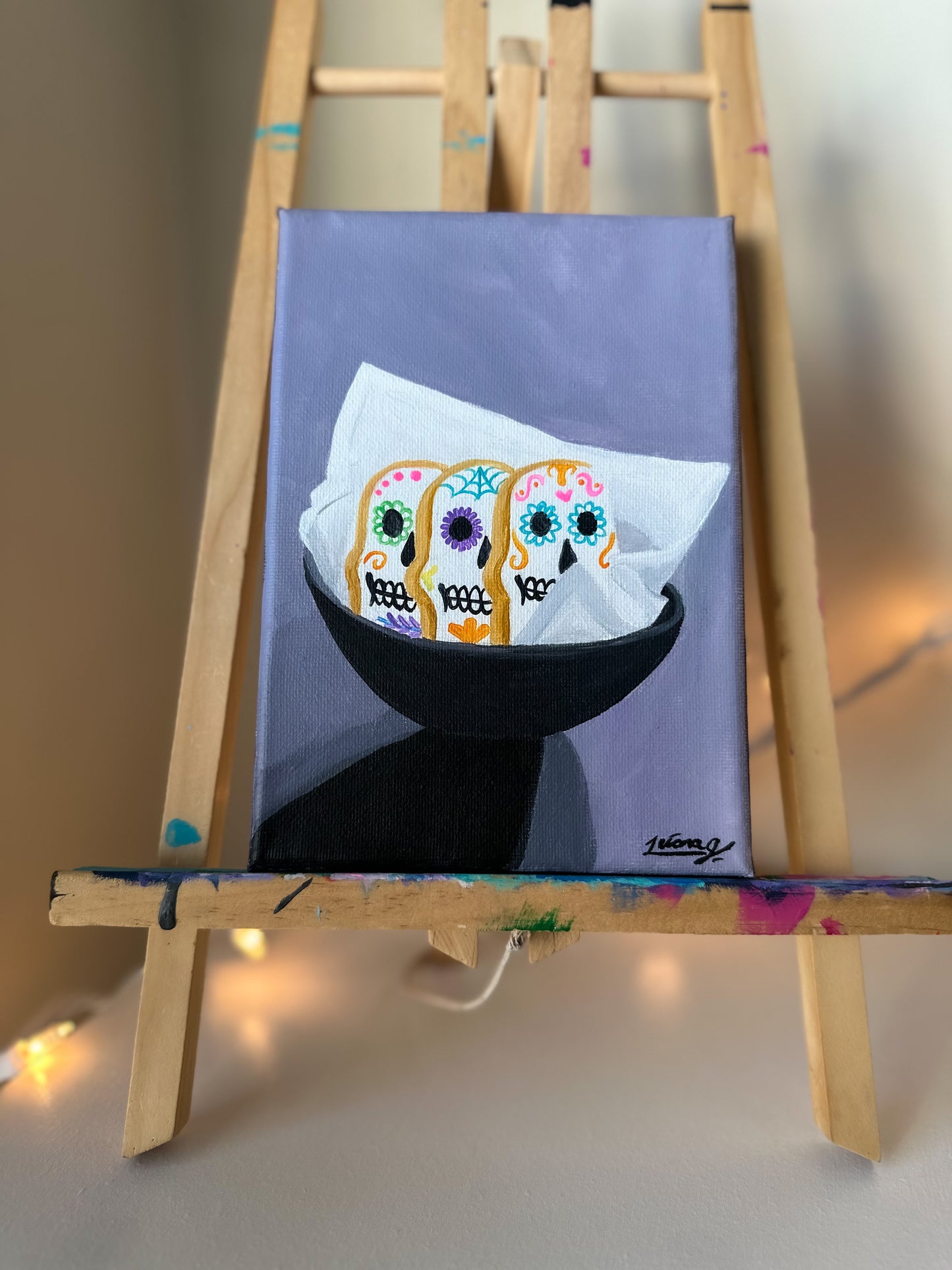 Día De Los Muertos Cookies| Witchtober Challenge Day 30 | Original Holiday Art