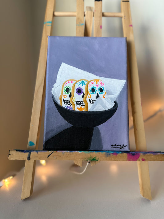 Día De Los Muertos Cookies| Witchtober Challenge Day 30 | Original Holiday Art