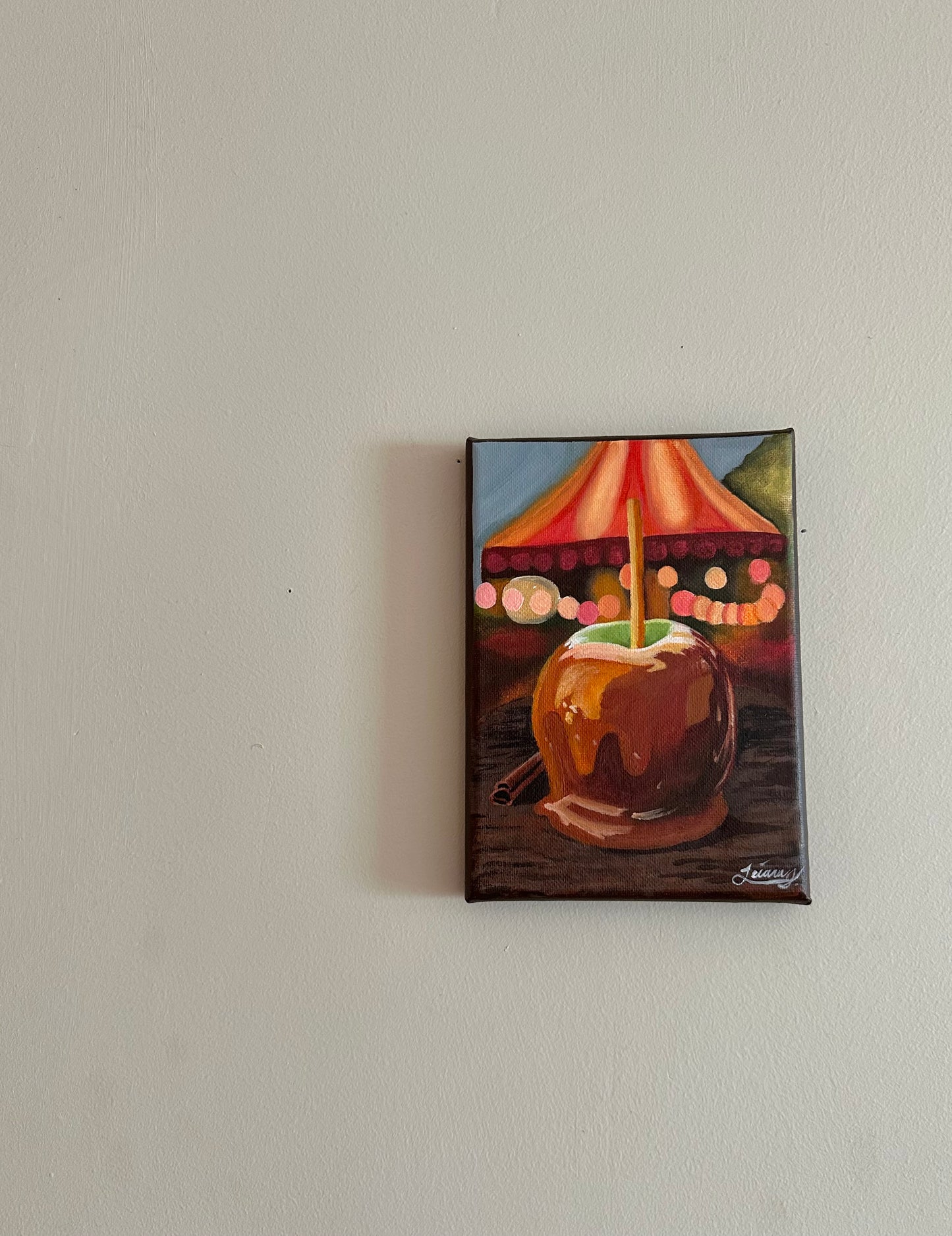 Caramel Apple | Witchtober Day 8 | Original Halloween Art