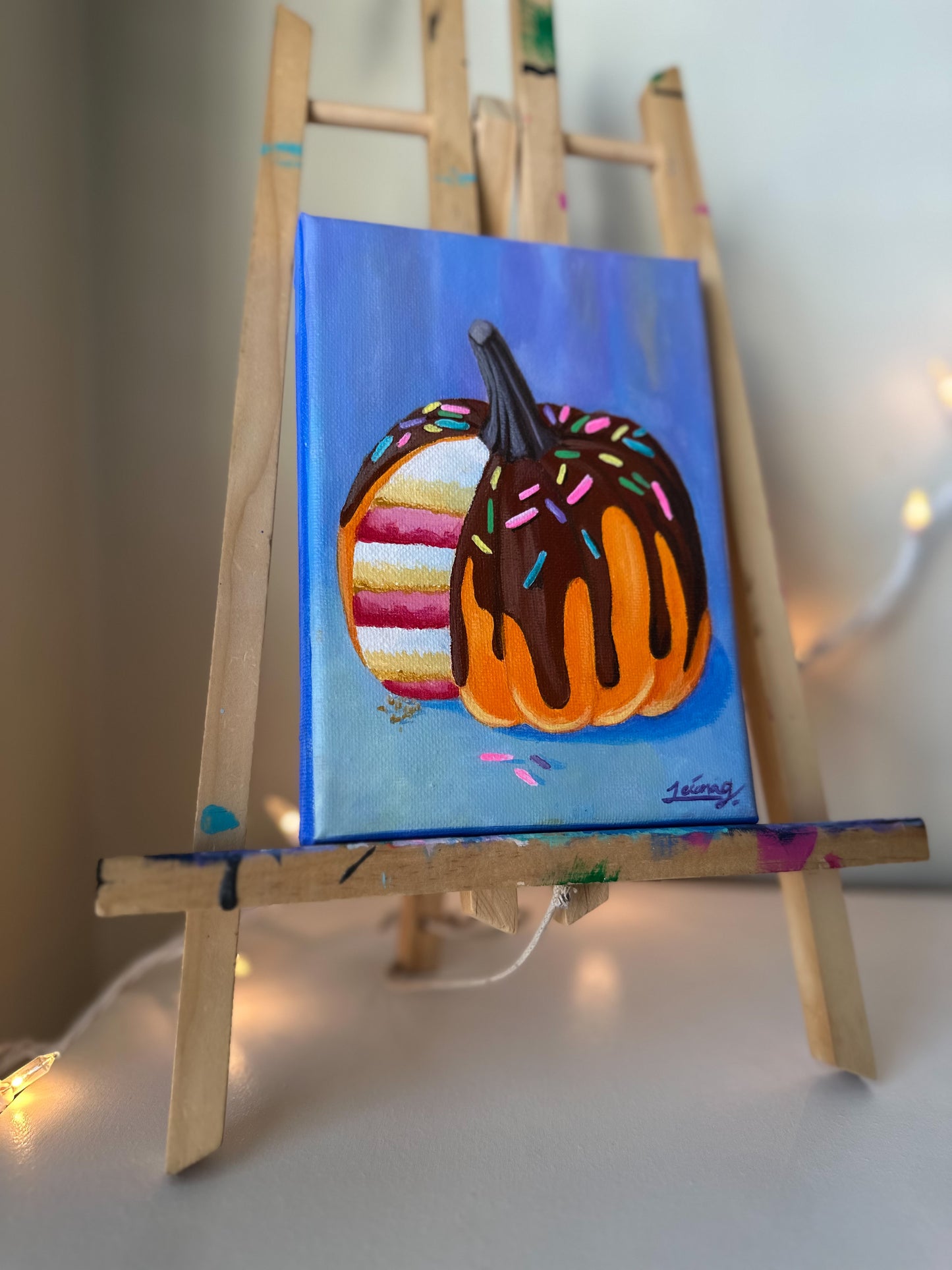 Pumpkin Cake | Witchtober Challenge Day 25 | Original Halloween Art