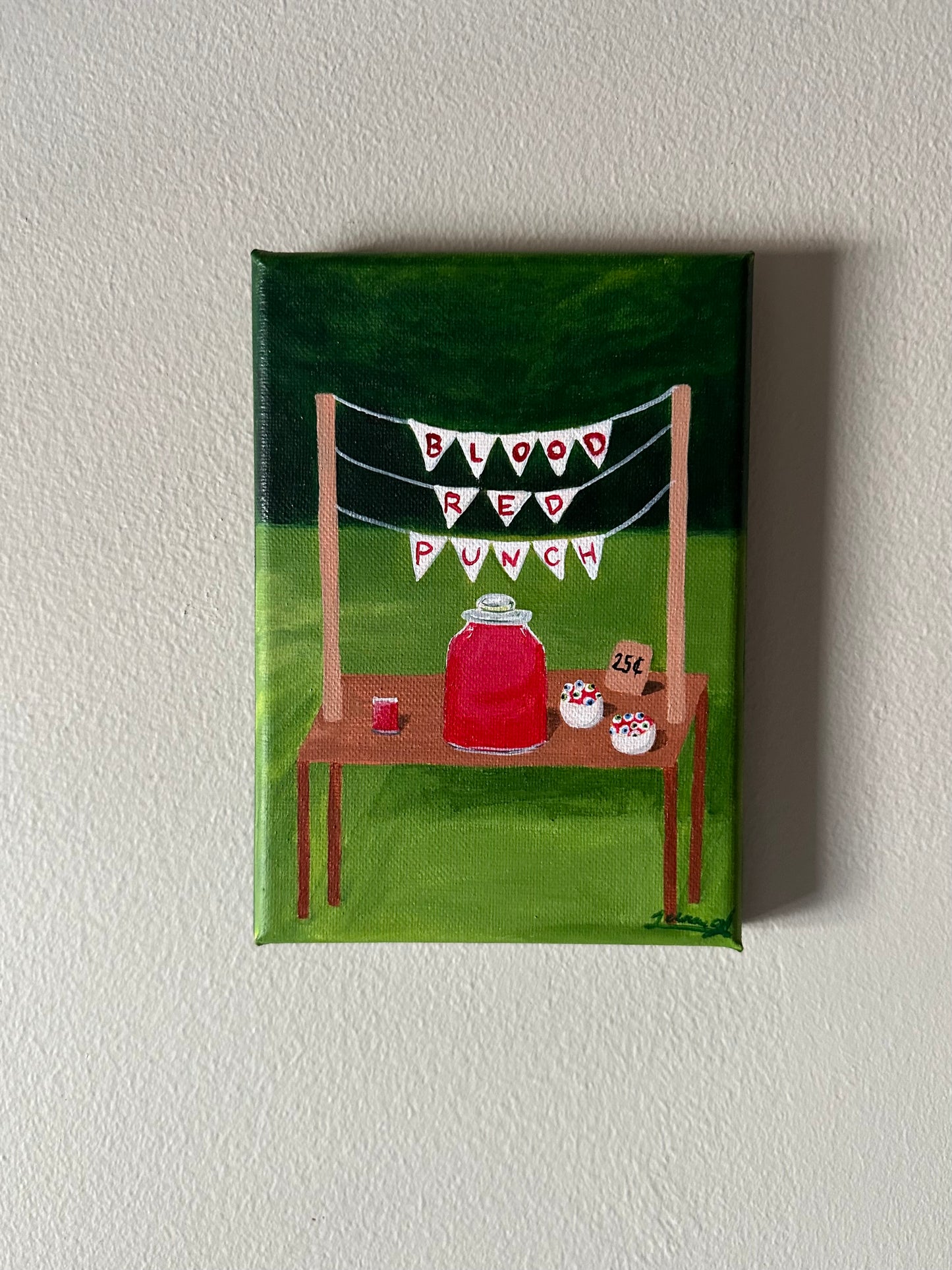 Blood Red Punch | Witchtober Challenge Day 23 | Original Halloween Art