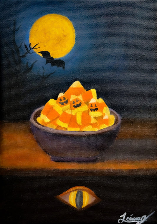 Candy Corn l Witchtober Day 3 | Original Halloween Art