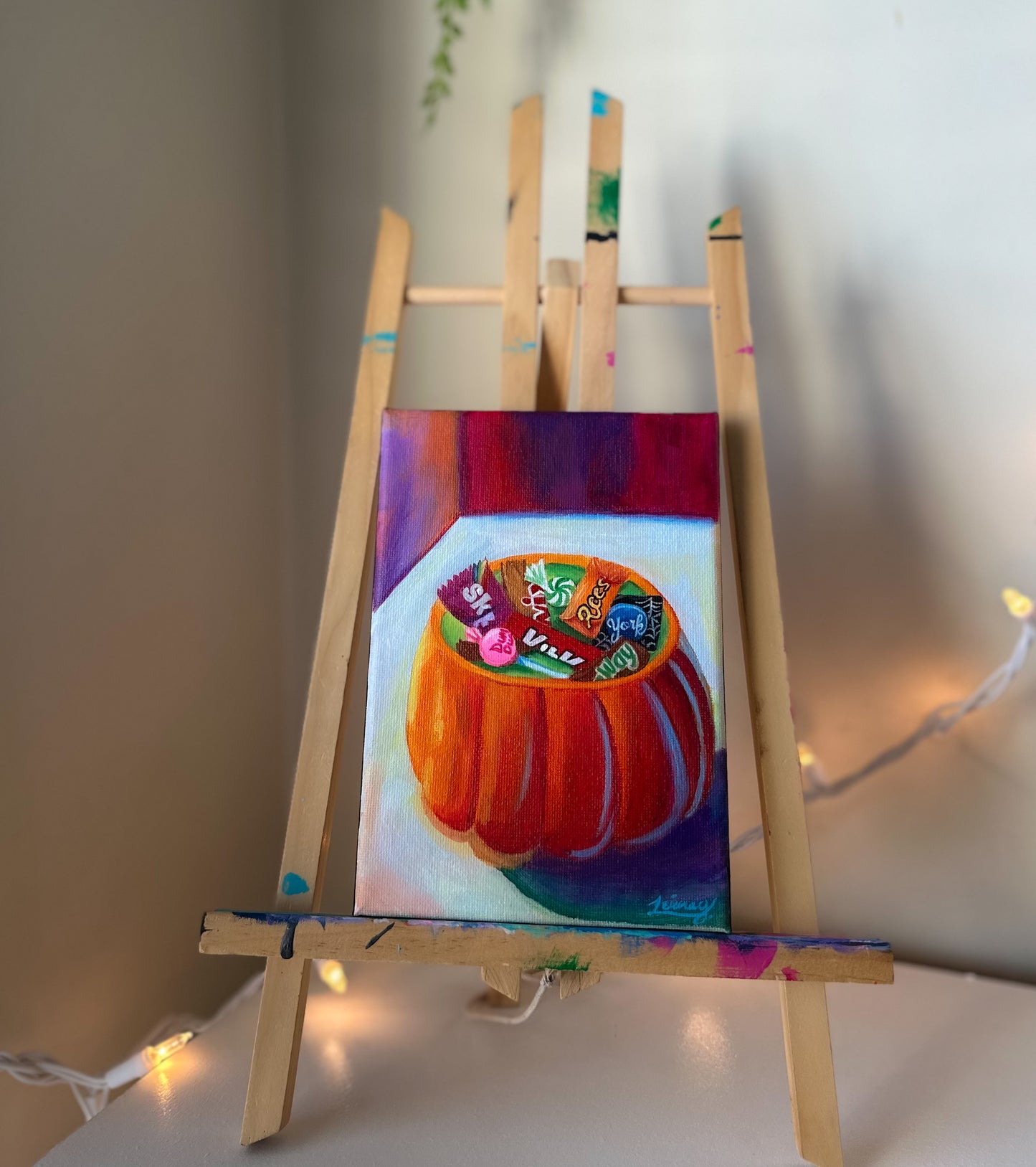 Trick-or-treat Pumpkin | Witchtober Challenge Day 31 | Original Halloween Art