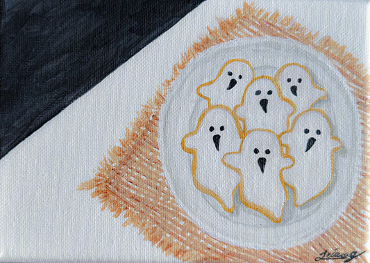 Ghost Cookies l Witchtober Day 5 | Original Halloween Art